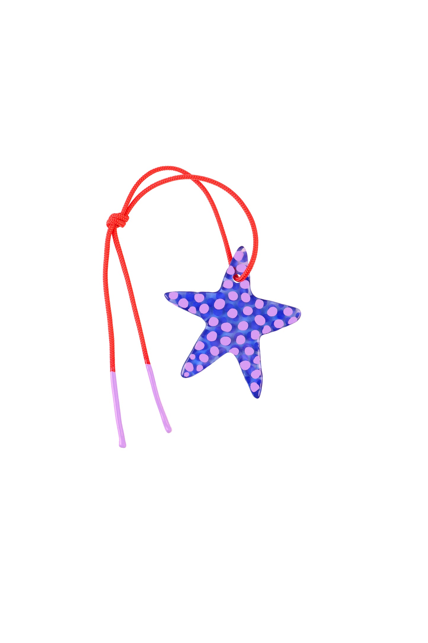 Plum Star Charm
