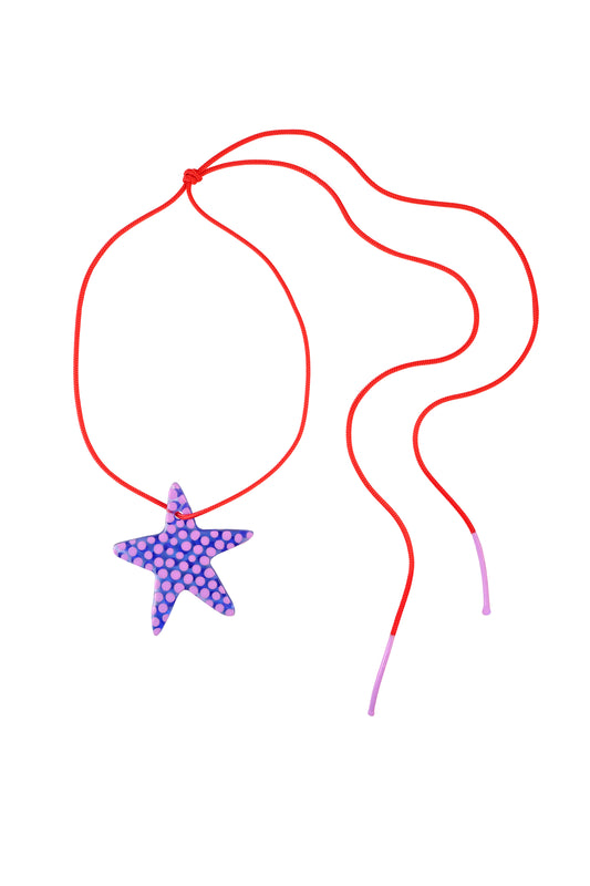 Plum Star Charm