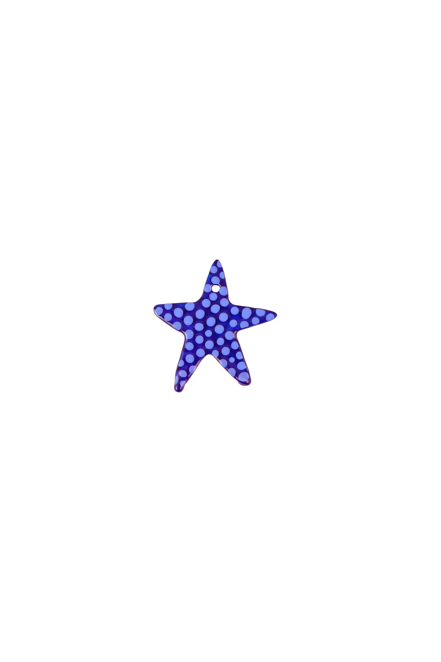 Blueberry Star Charm