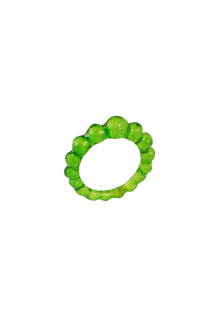 Bubble Green Jelly Ring