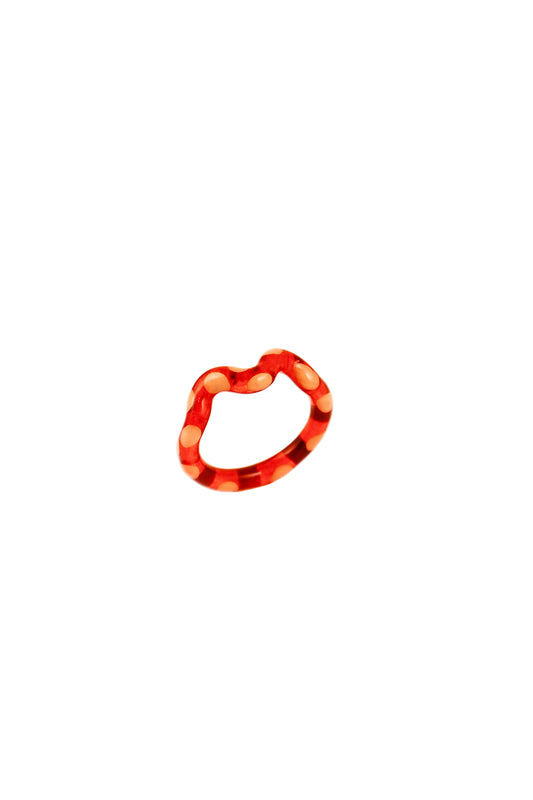 Latte Single Wave Ring