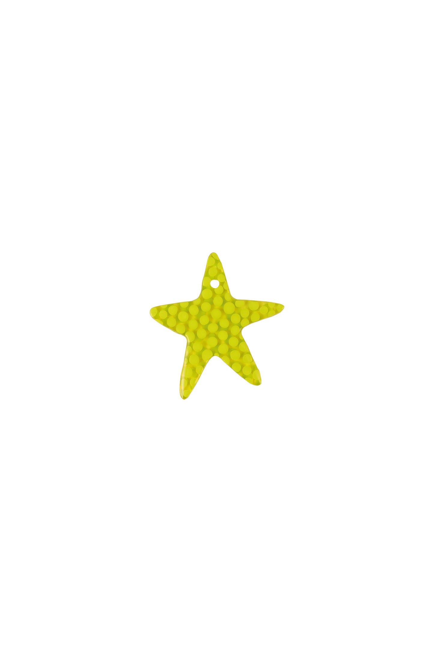 Lime Star Charm