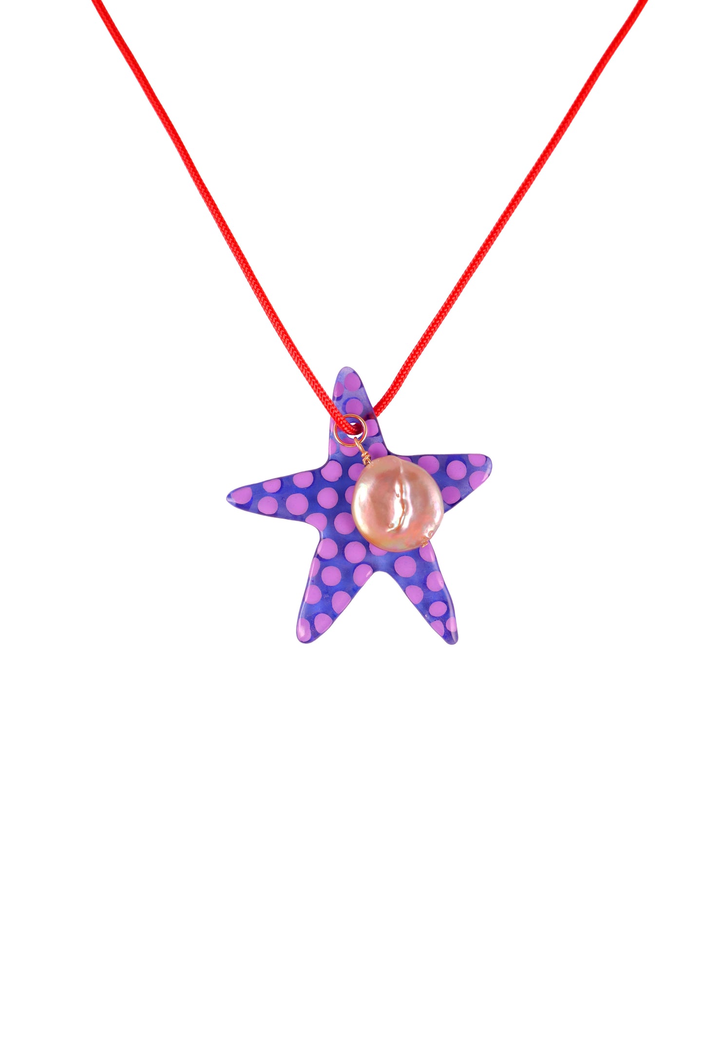 Plum Star Charm