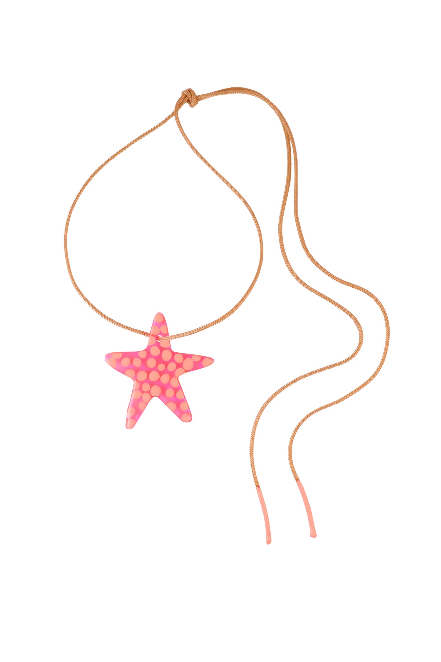 Pink Dot Star Charm
