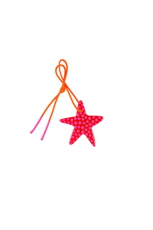 Raspberry Star Charm