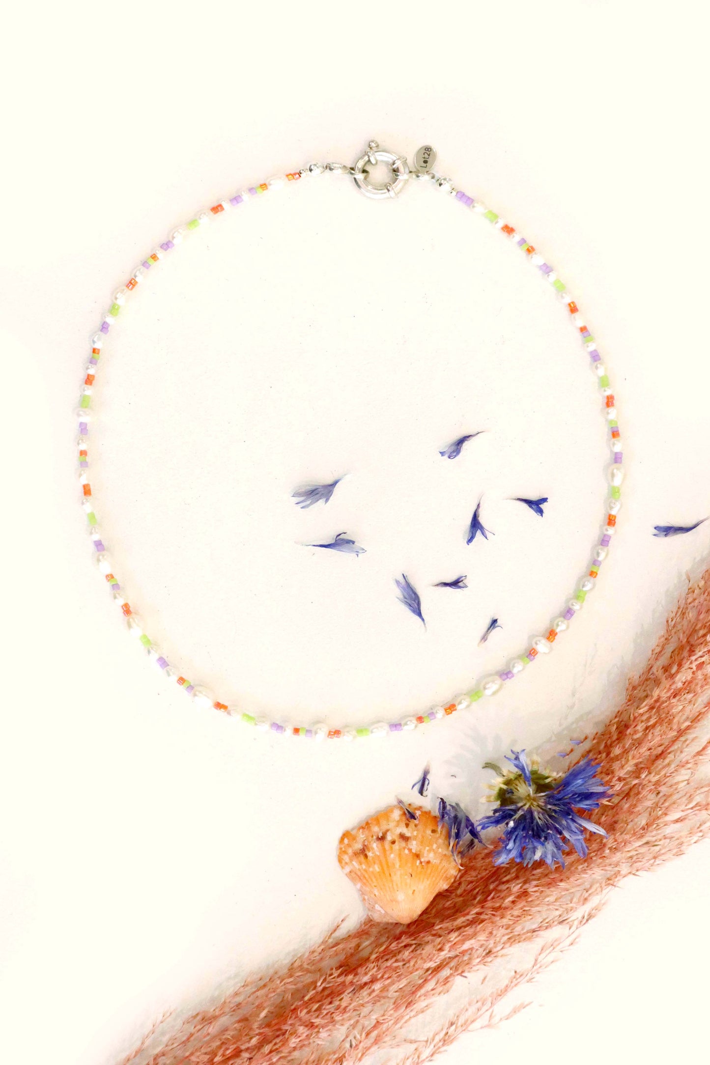 Beaded Seed Pearl Necklace