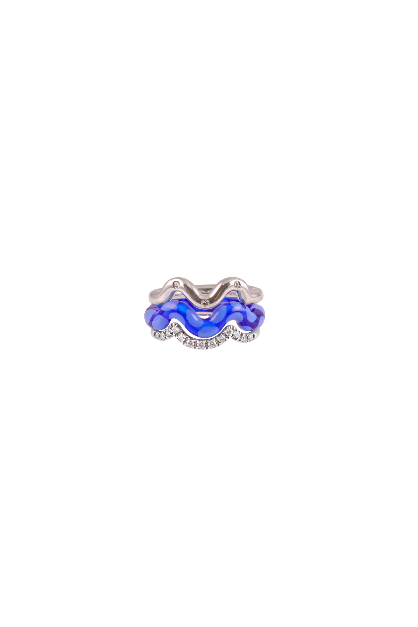 Blueberry Single Wave Ring