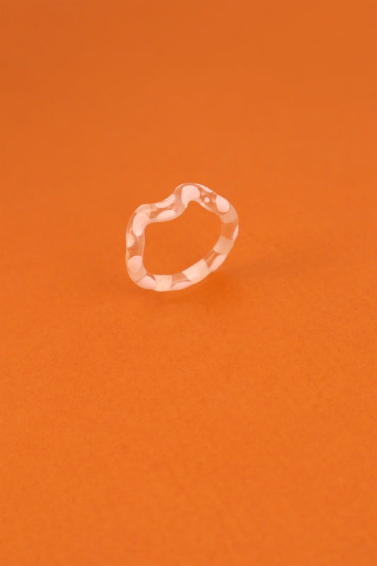 Coconut Single Wave Ring