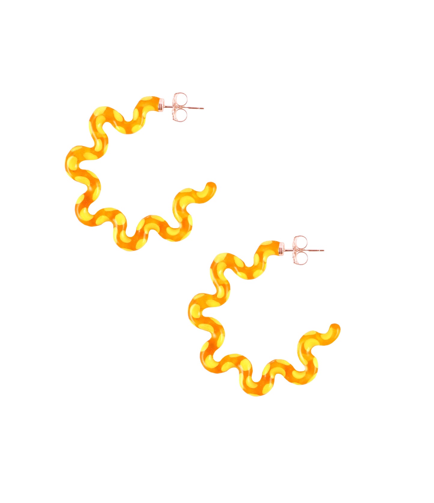Jelly Hoops Yellow Dot
