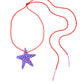 Plum Star Charm