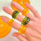 Bubble Green Jelly Ring