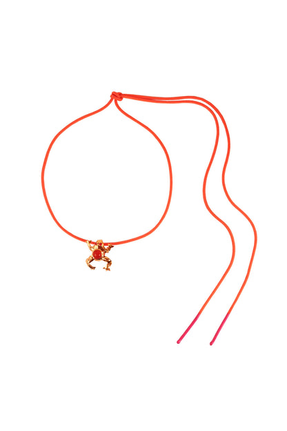 Golden Frog Necklace