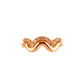Single Wave Gold Ring