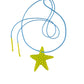 Lime Star Charm