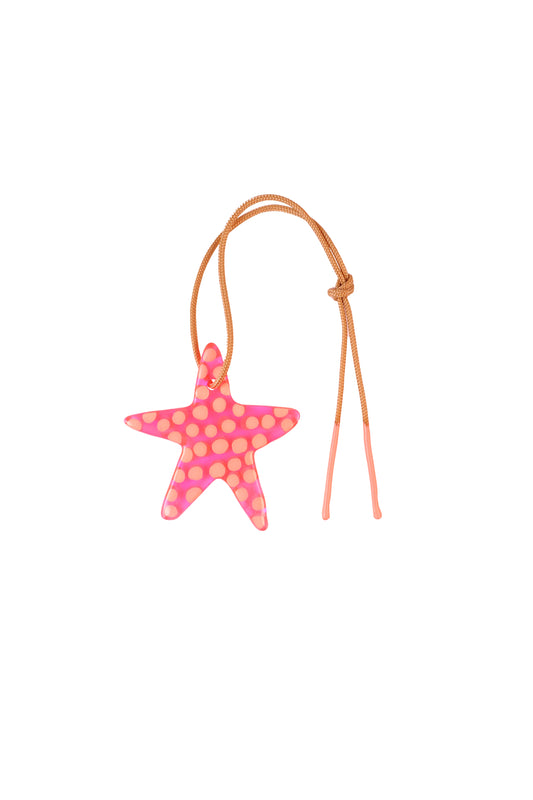 Pink Dot Star Charm