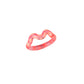 Pink with Pink Dot Single Wave