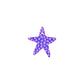 Plum Star Charm