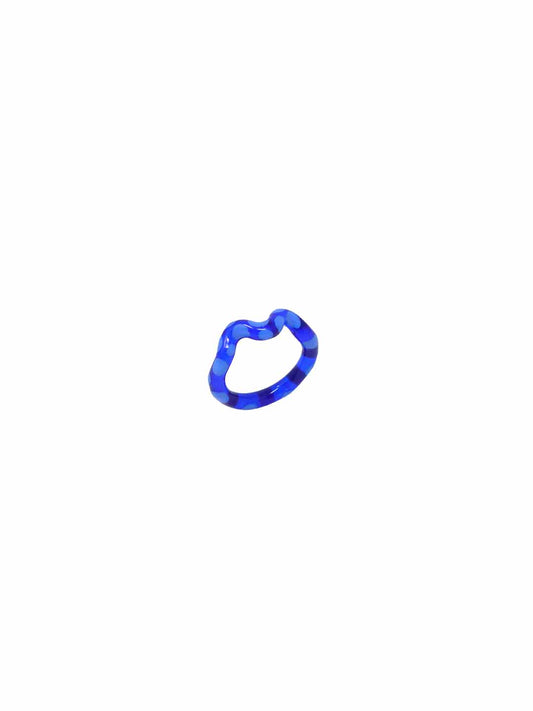 Single Wave Jelly Ring Blueberry