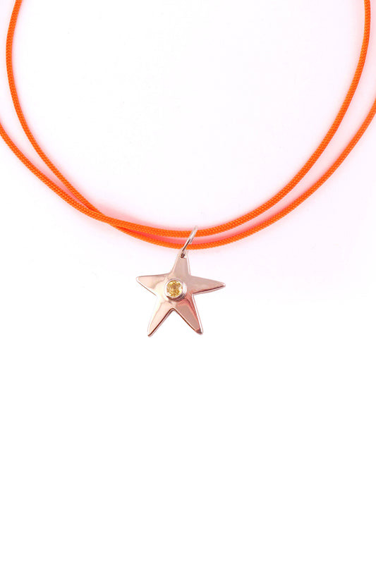 Stars Align Silver Paracord Necklace