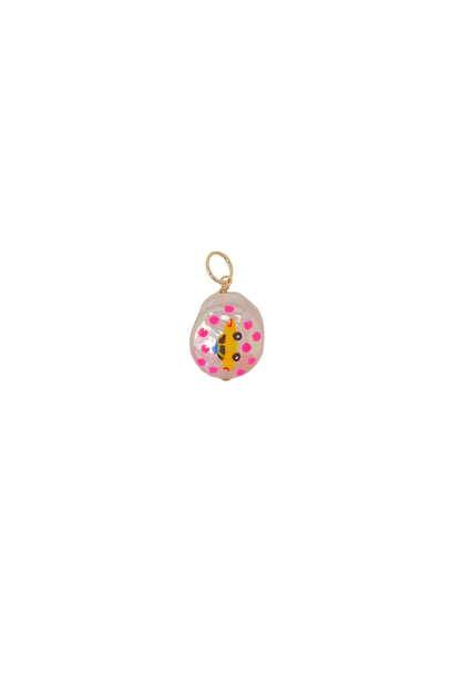 Taxi Painted Pearl Charm