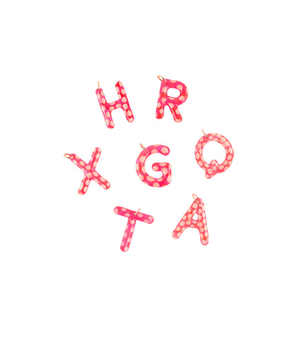 Pink with Pink Dots Jelly Charm