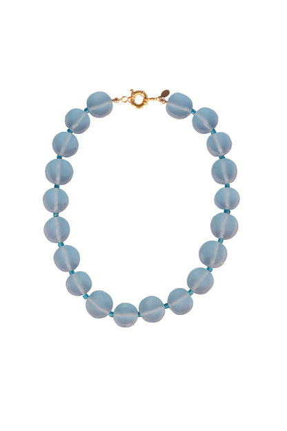Glass Aqua Necklace